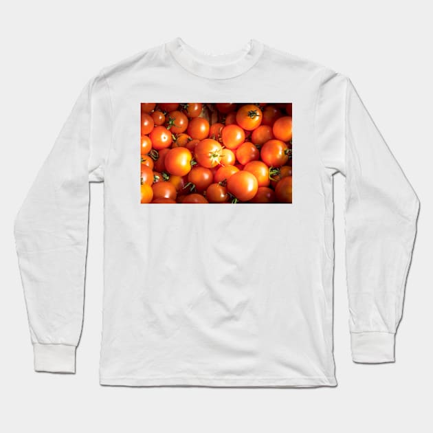 Garden Tomatoes 1 Long Sleeve T-Shirt by Robert Alsop